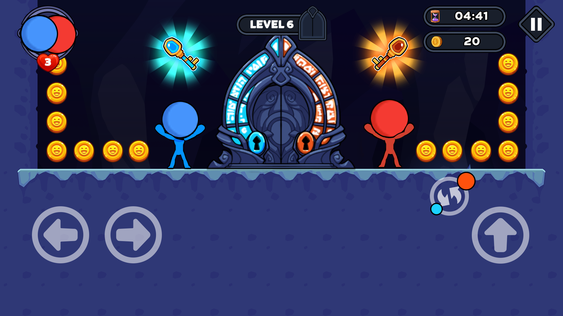 اسکرین شات 5 بازی Stick Red Blue: Horror Escape