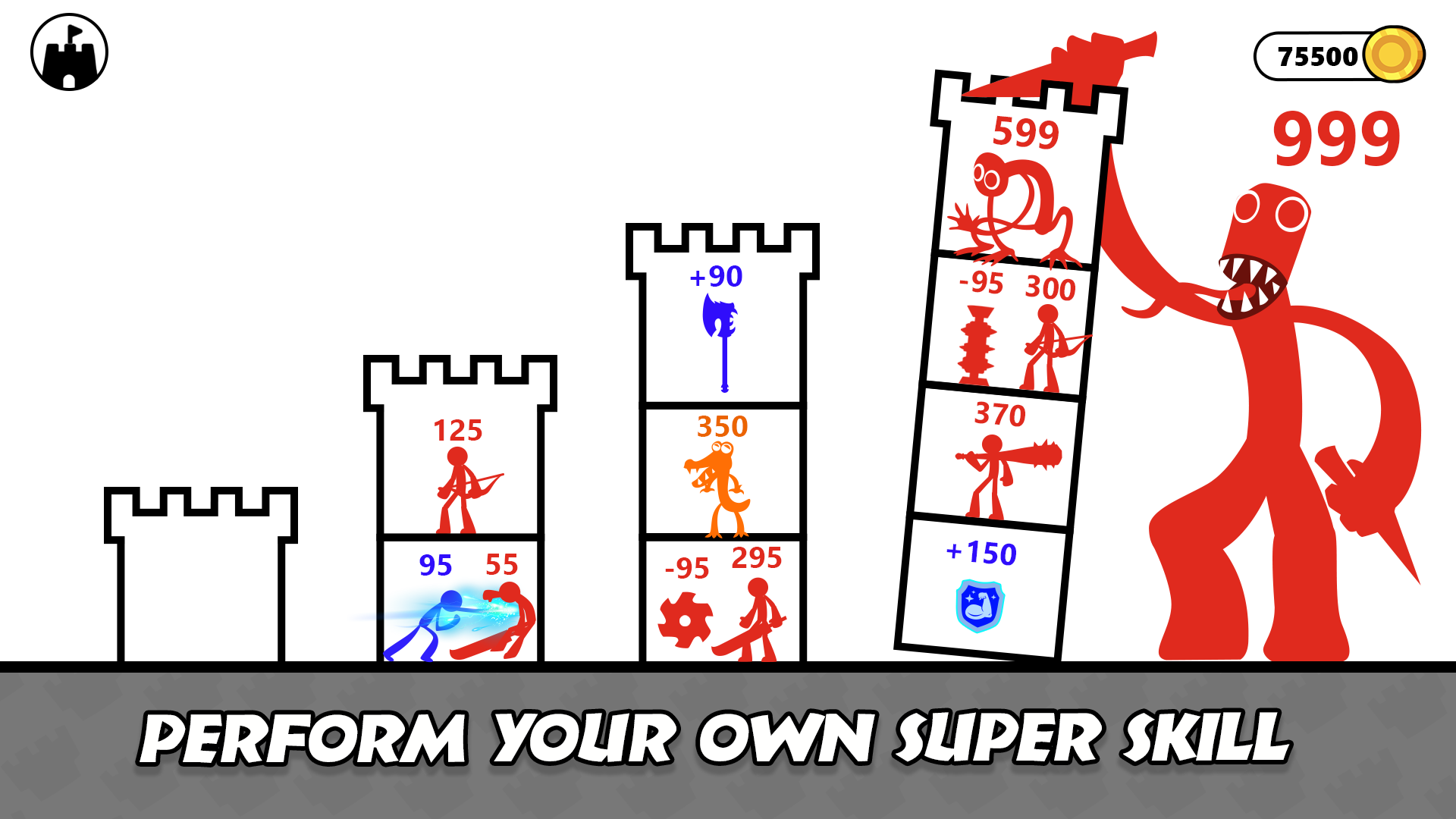 اسکرین شات 3 بازی Stick Tower Hero War