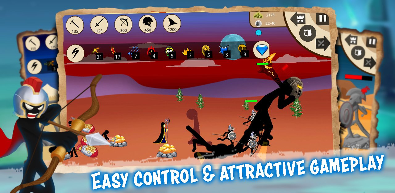 اسکرین شات 2 بازی Stickman Of War - Stick Battle