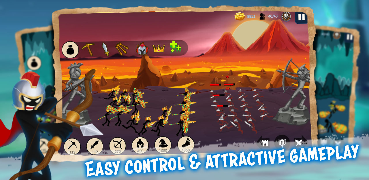 اسکرین شات 3 بازی Stickman Of War - Stick Battle