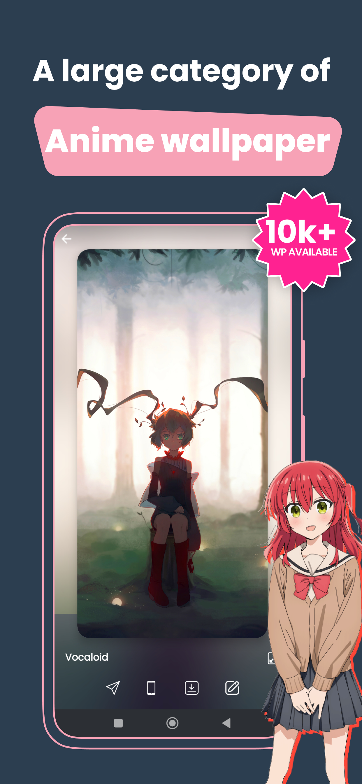 اسکرین شات 5 برنامه Anime Stickers For WASticker