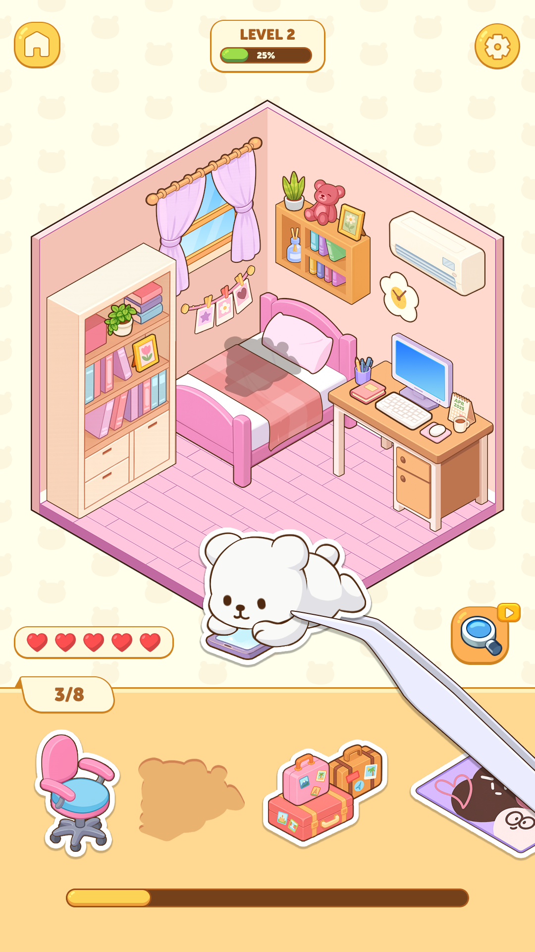 اسکرین شات 2 بازی Dreamy Sticker: Room Decor