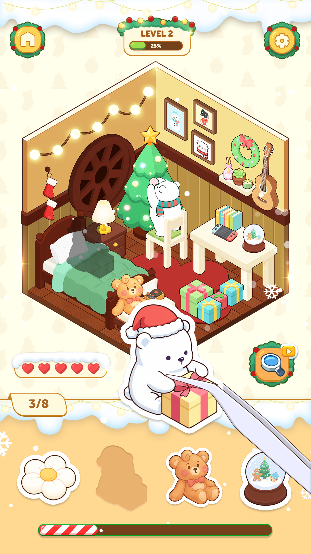 اسکرین شات 1 بازی Dreamy Sticker: Room Decor