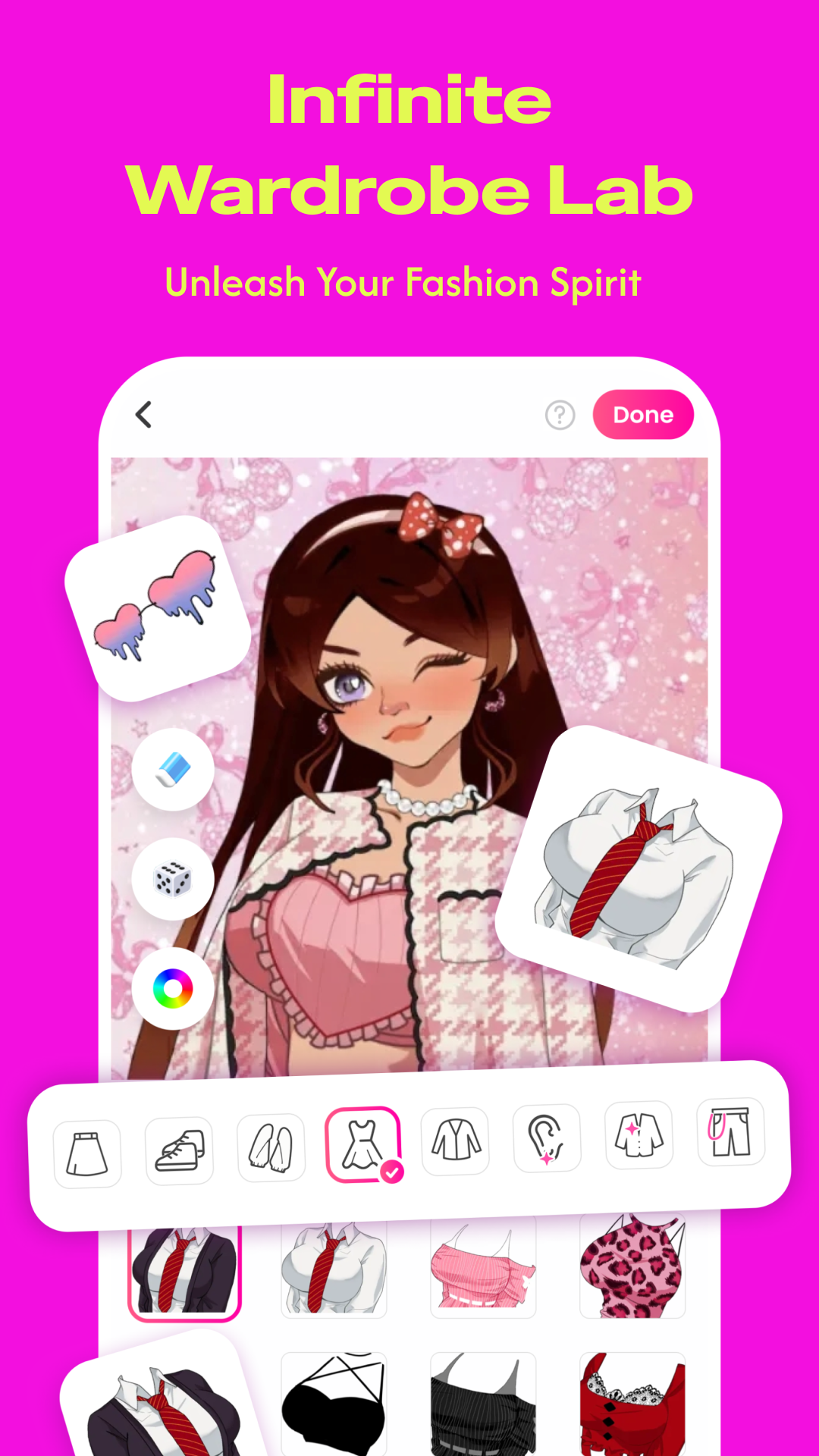 اسکرین شات 2 برنامه Neku: OC character creator