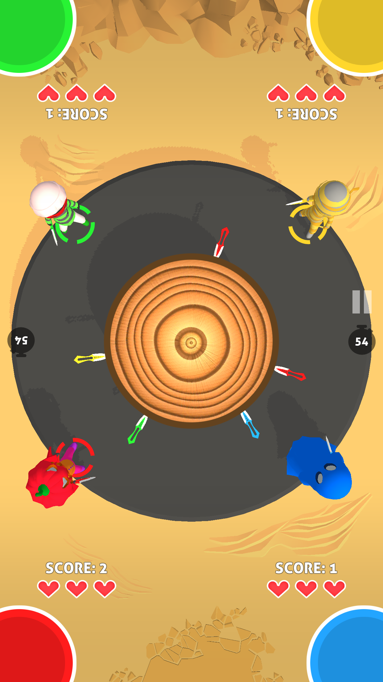 اسکرین شات 2 بازی Stick Games Party: 4 players