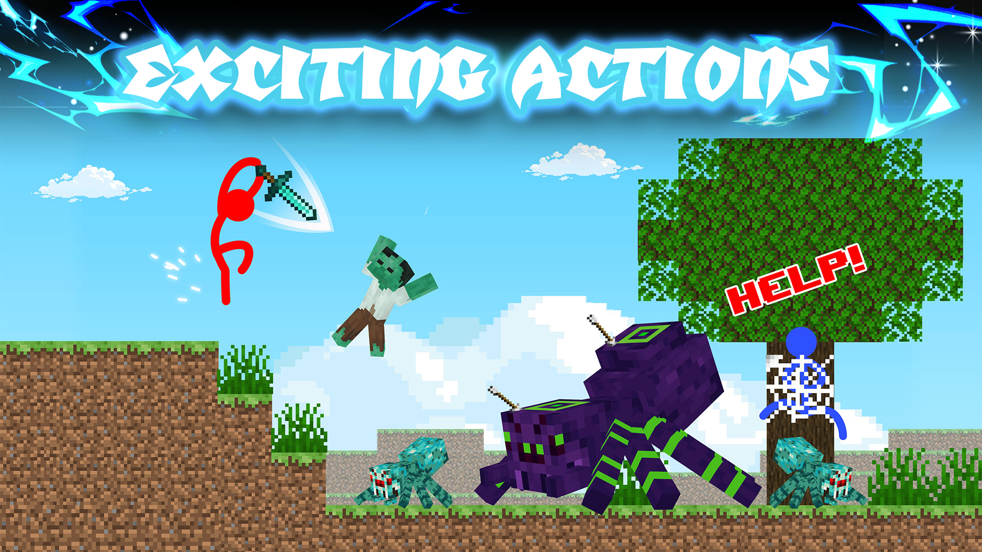 اسکرین شات 5 بازی Block Fight Craft Adventure