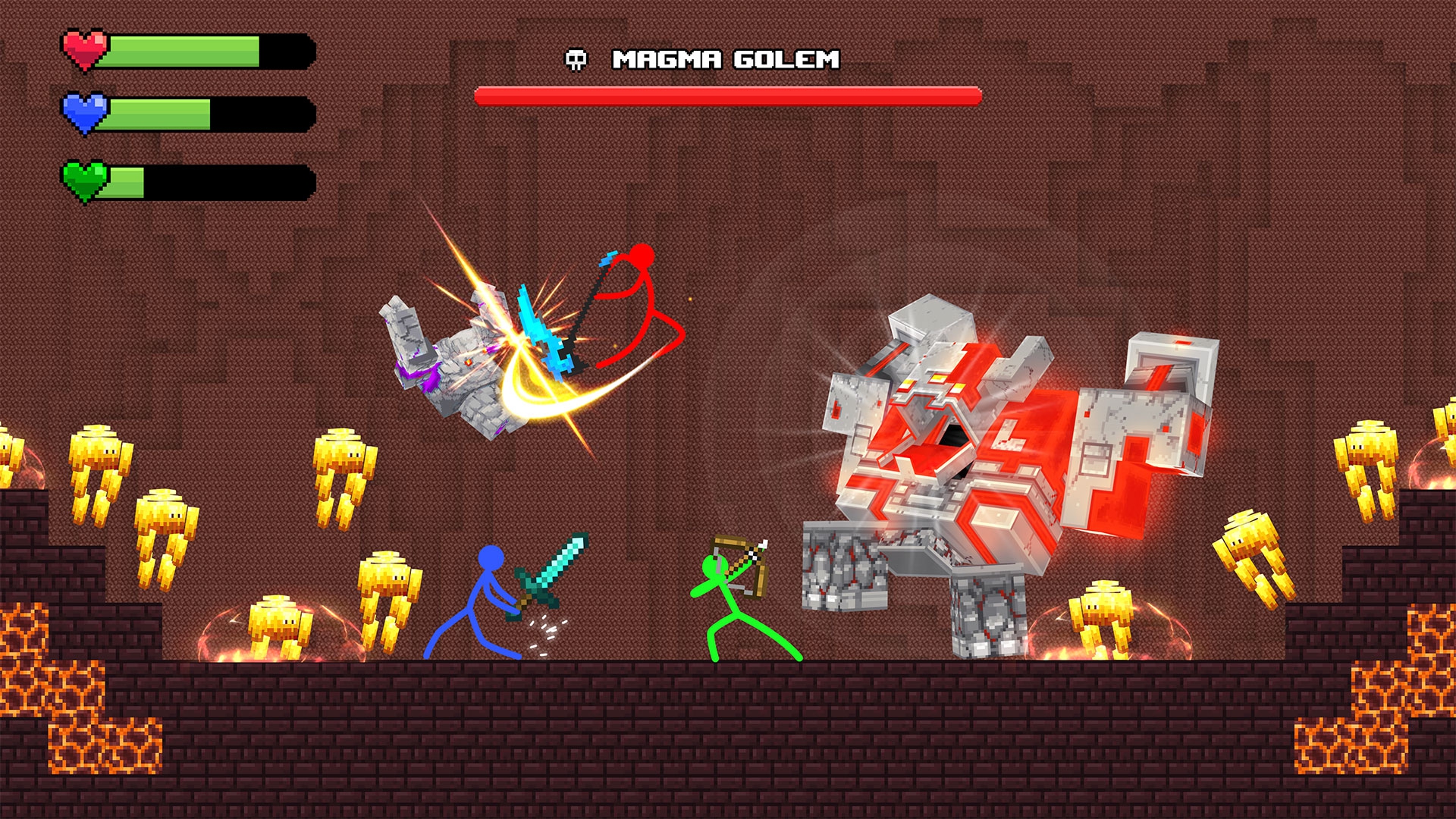 اسکرین شات 1 بازی Block Fight Craft Adventure