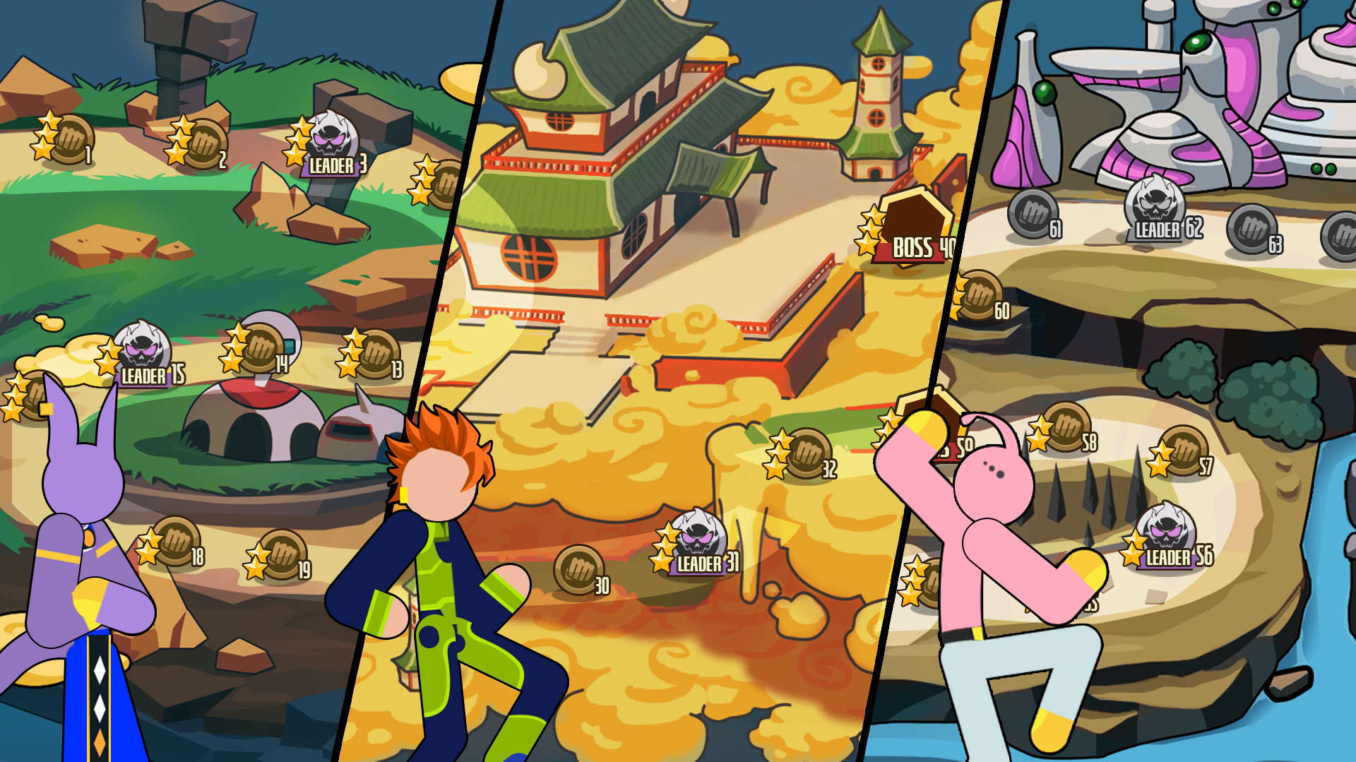 اسکرین شات 6 بازی Stickman Dragon Fight - Super