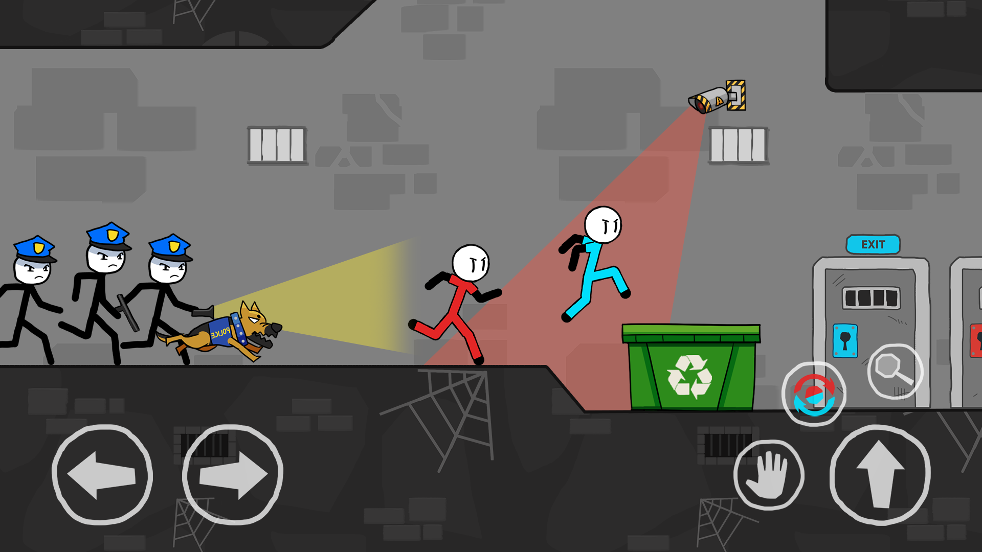 اسکرین شات 1 بازی Stickman Escape: Prison Break