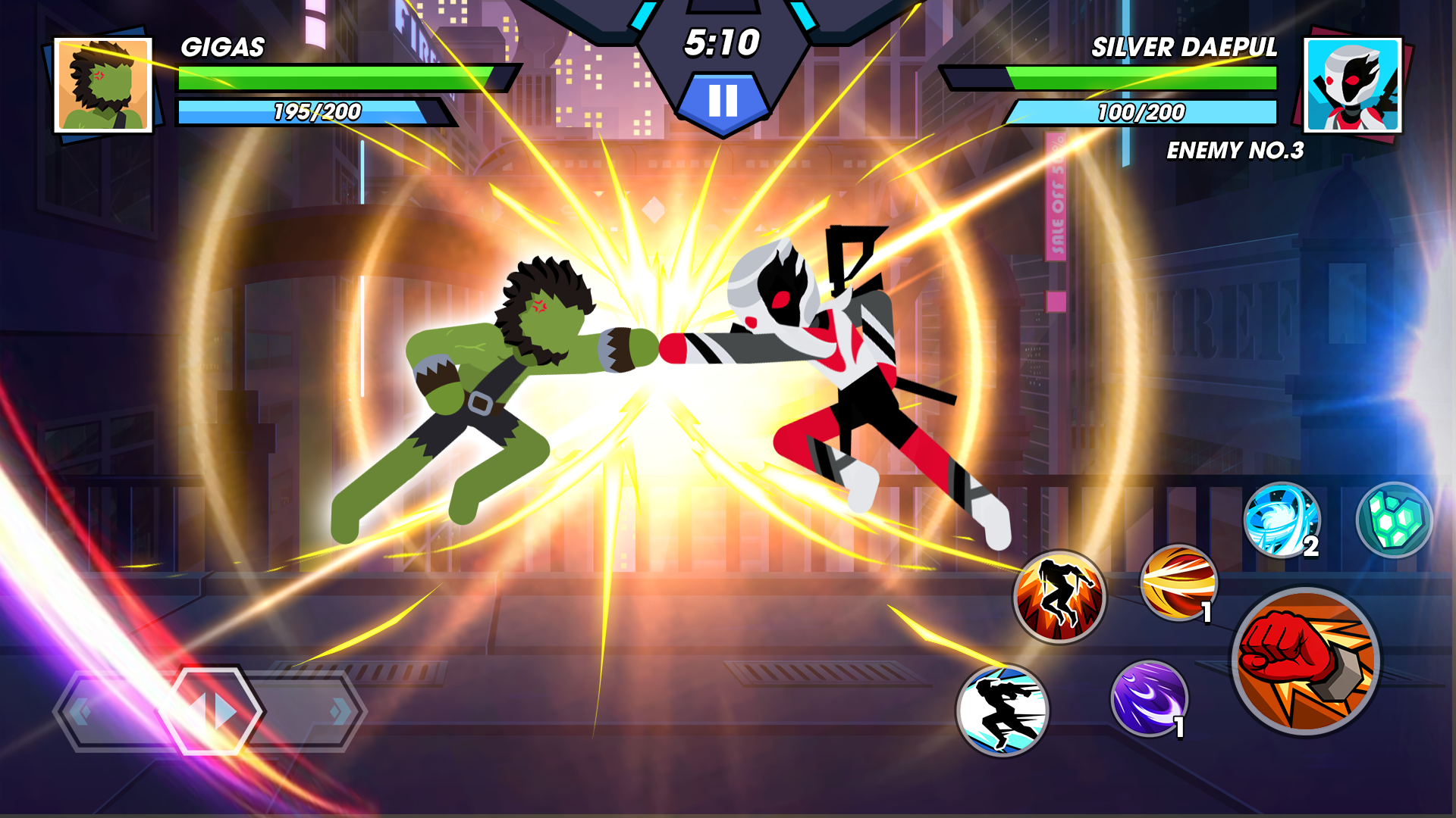 اسکرین شات 1 بازی Stick Hero Fight