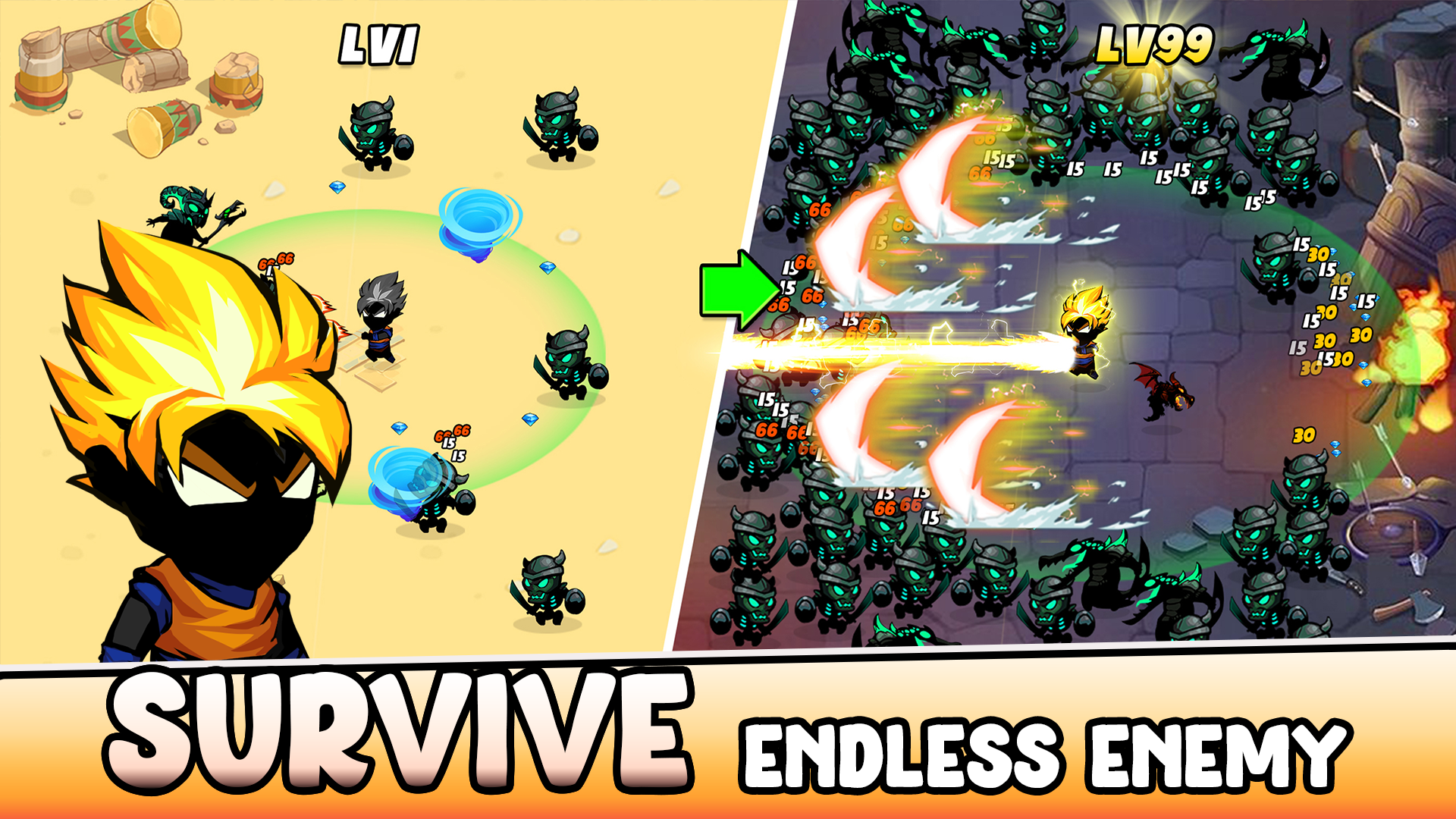 اسکرین شات 4 بازی Stickman Survivor: RPG Games