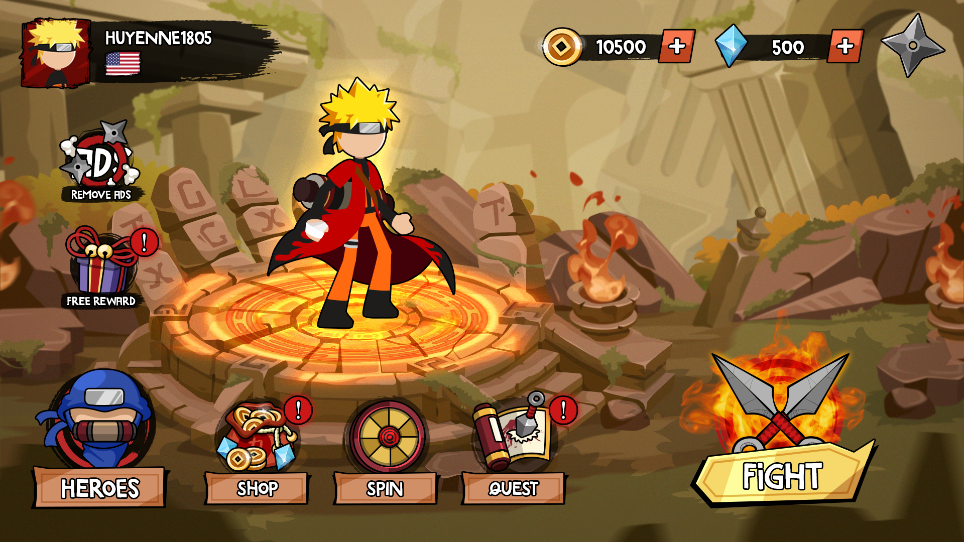 اسکرین شات 5 بازی Stick Ninja Fight