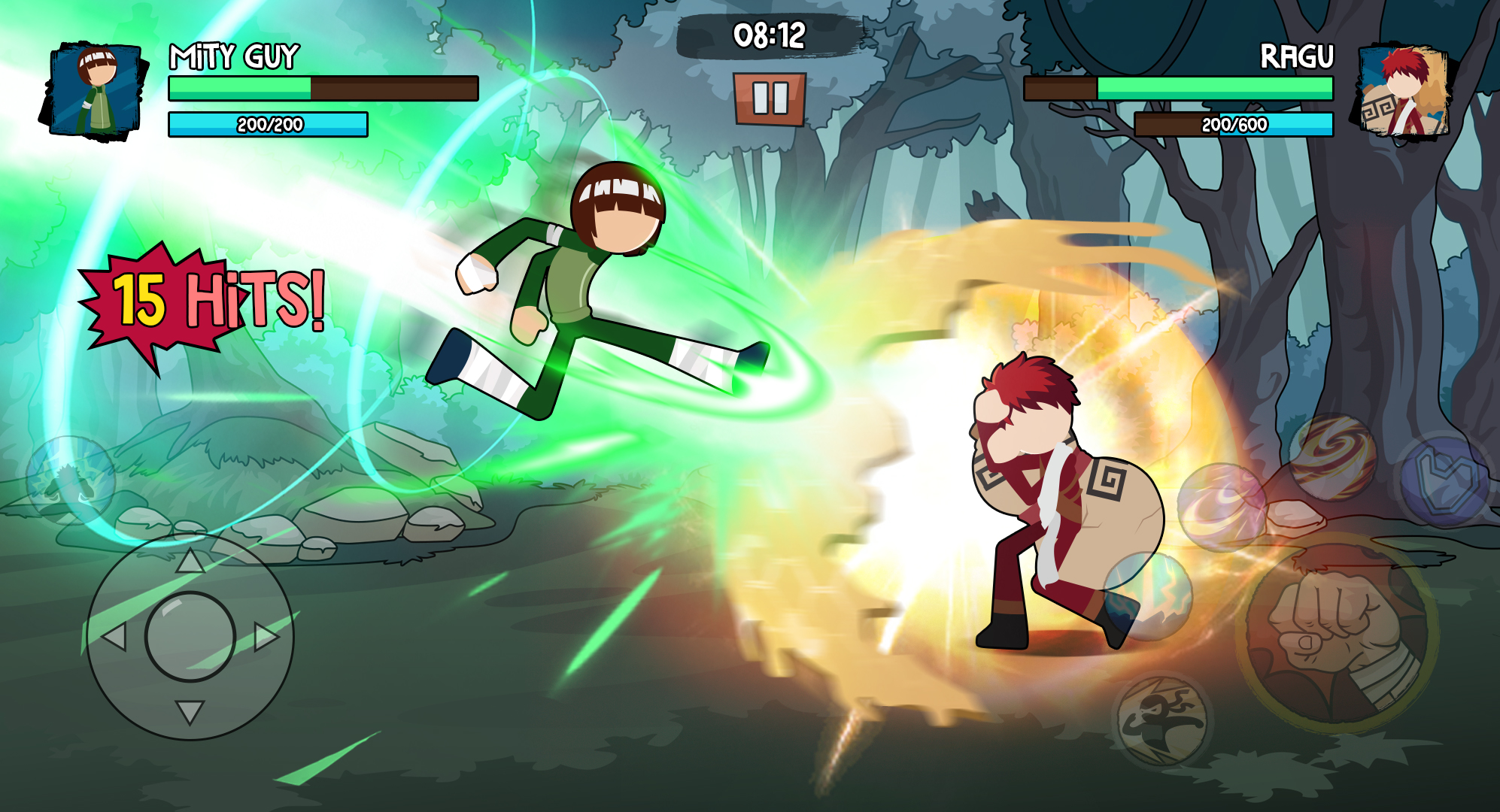 اسکرین شات 1 بازی Stick Ninja Fight