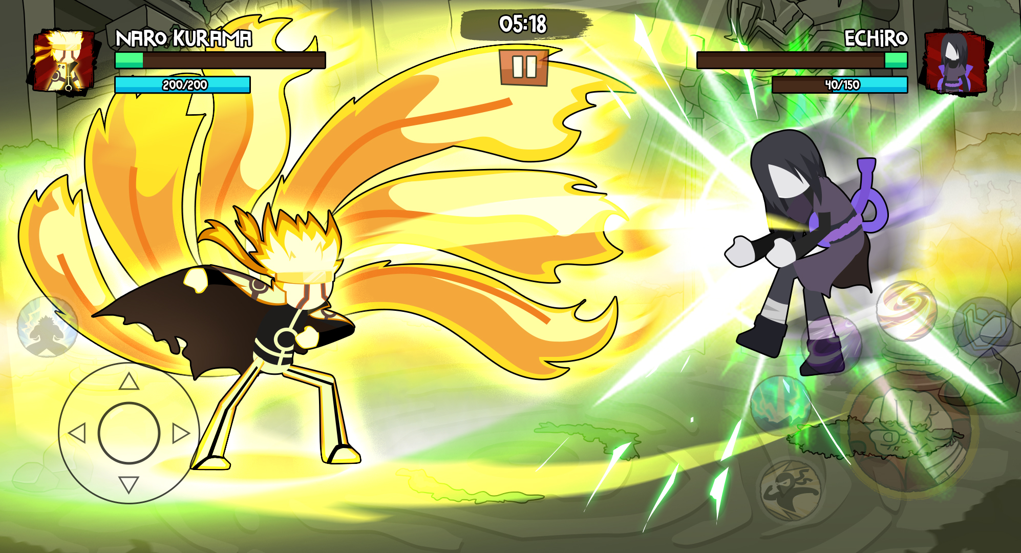 اسکرین شات 2 بازی Stick Ninja Fight
