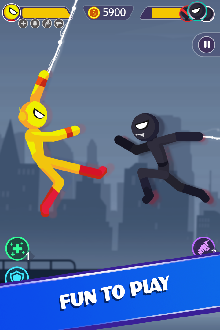 اسکرین شات 4 بازی Stick Man Battle Fighting game