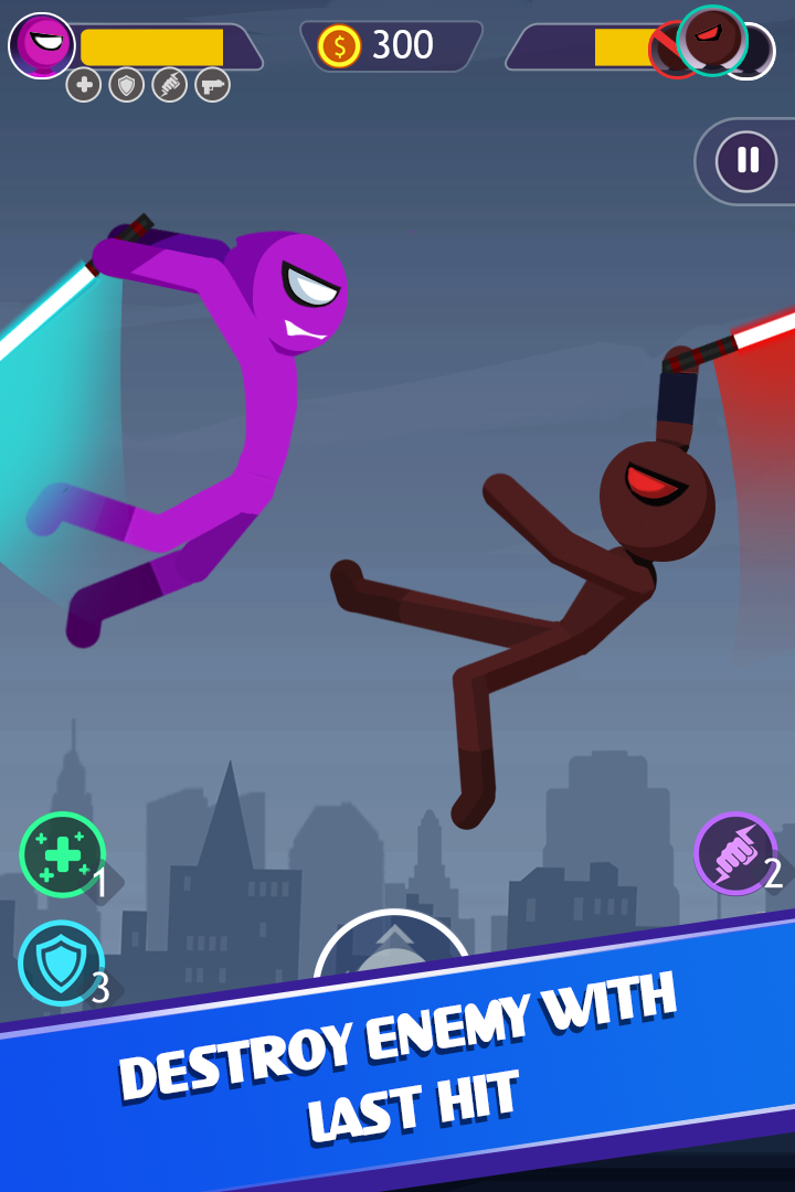 اسکرین شات 3 بازی Stick Man Battle Fighting game