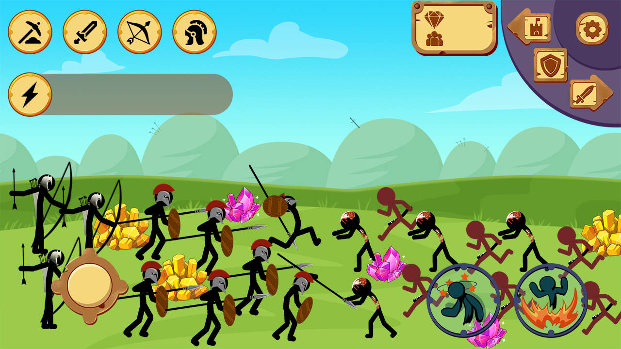 اسکرین شات 3 بازی War Stickman - Stick Battle Games