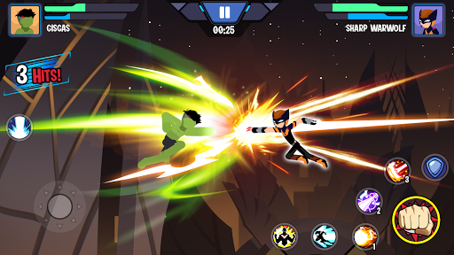 اسکرین شات 5 بازی Stickman Superhero - Super Stick Heroes Fight