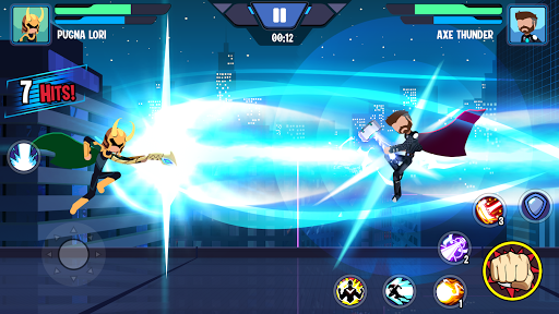 اسکرین شات 2 بازی Stickman Superhero - Super Stick Heroes Fight