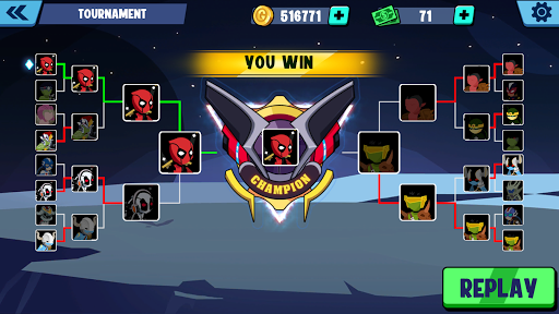 اسکرین شات 8 بازی Stickman Superhero - Super Stick Heroes Fight