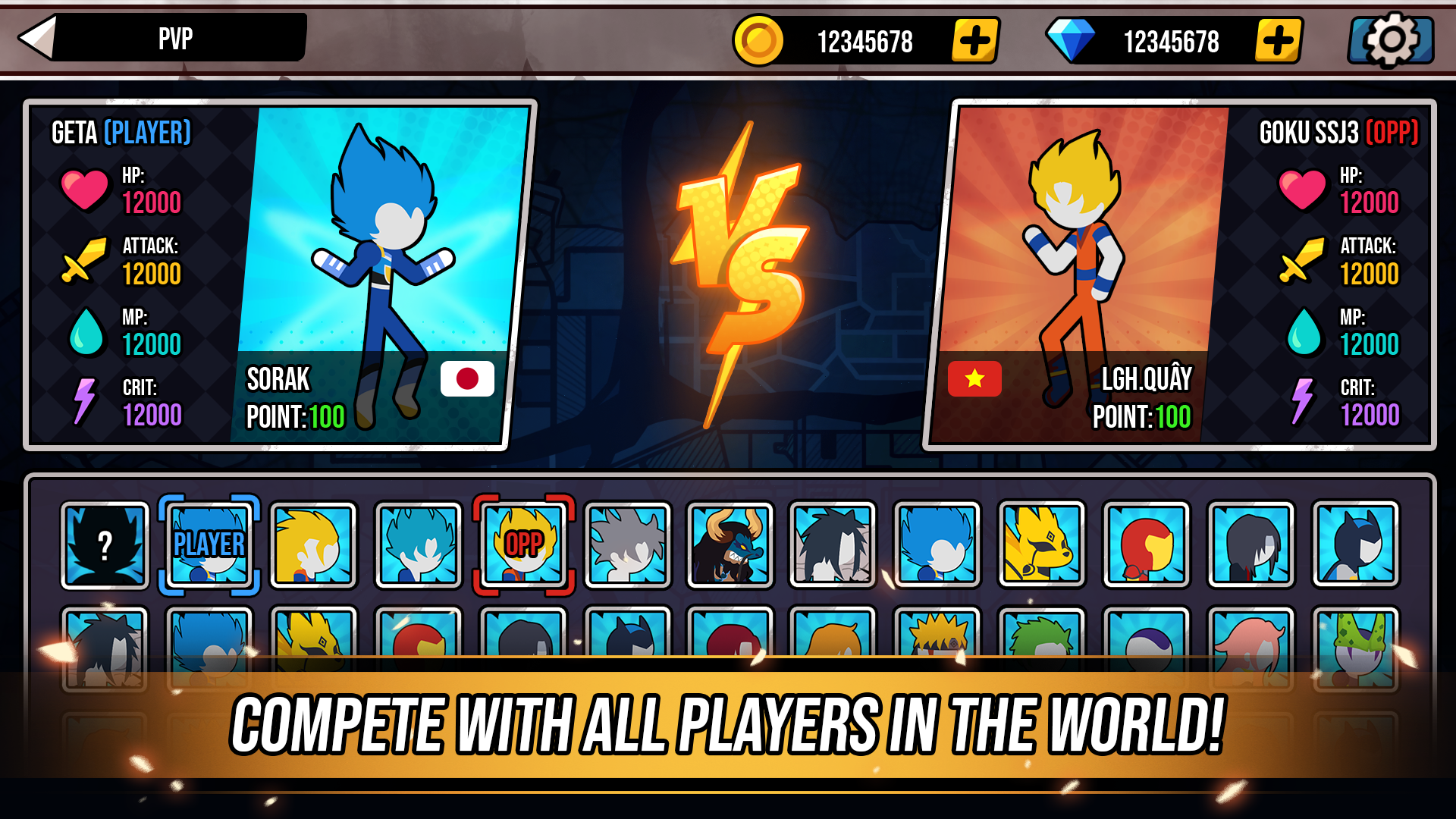 اسکرین شات 7 بازی Super Stickman Dragon Warriors