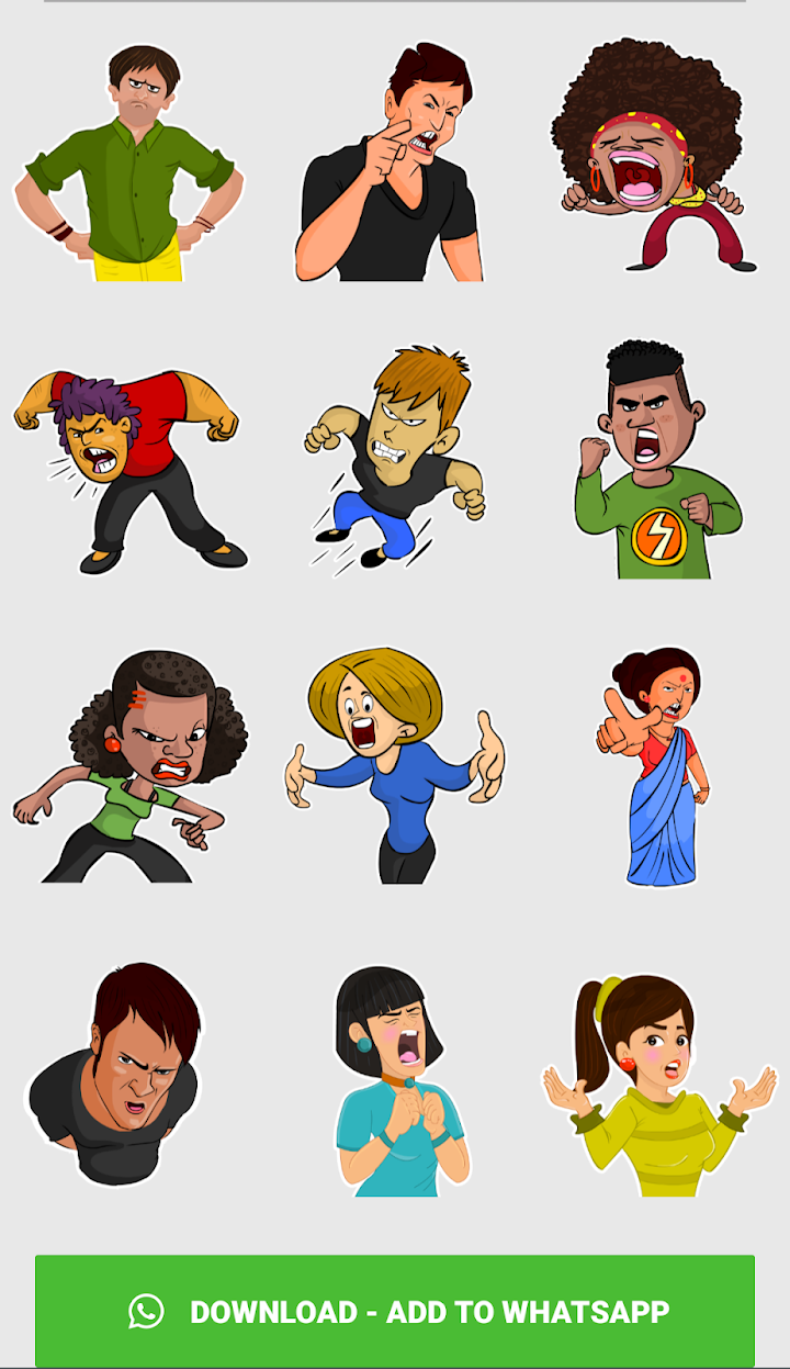 اسکرین شات 7 برنامه Animated Stickers Maker, Text Stickers & GIF Maker