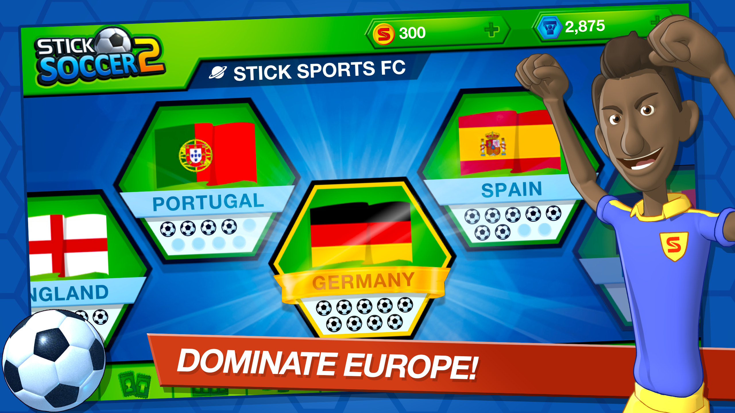 اسکرین شات 4 بازی Stick Soccer 2