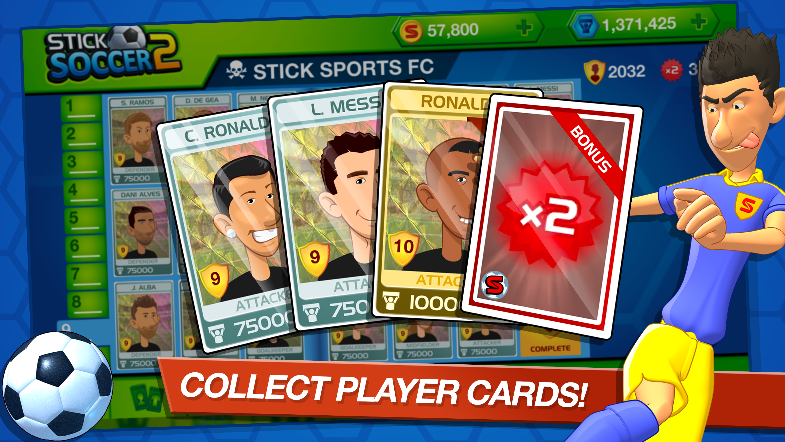 اسکرین شات 2 بازی Stick Soccer 2
