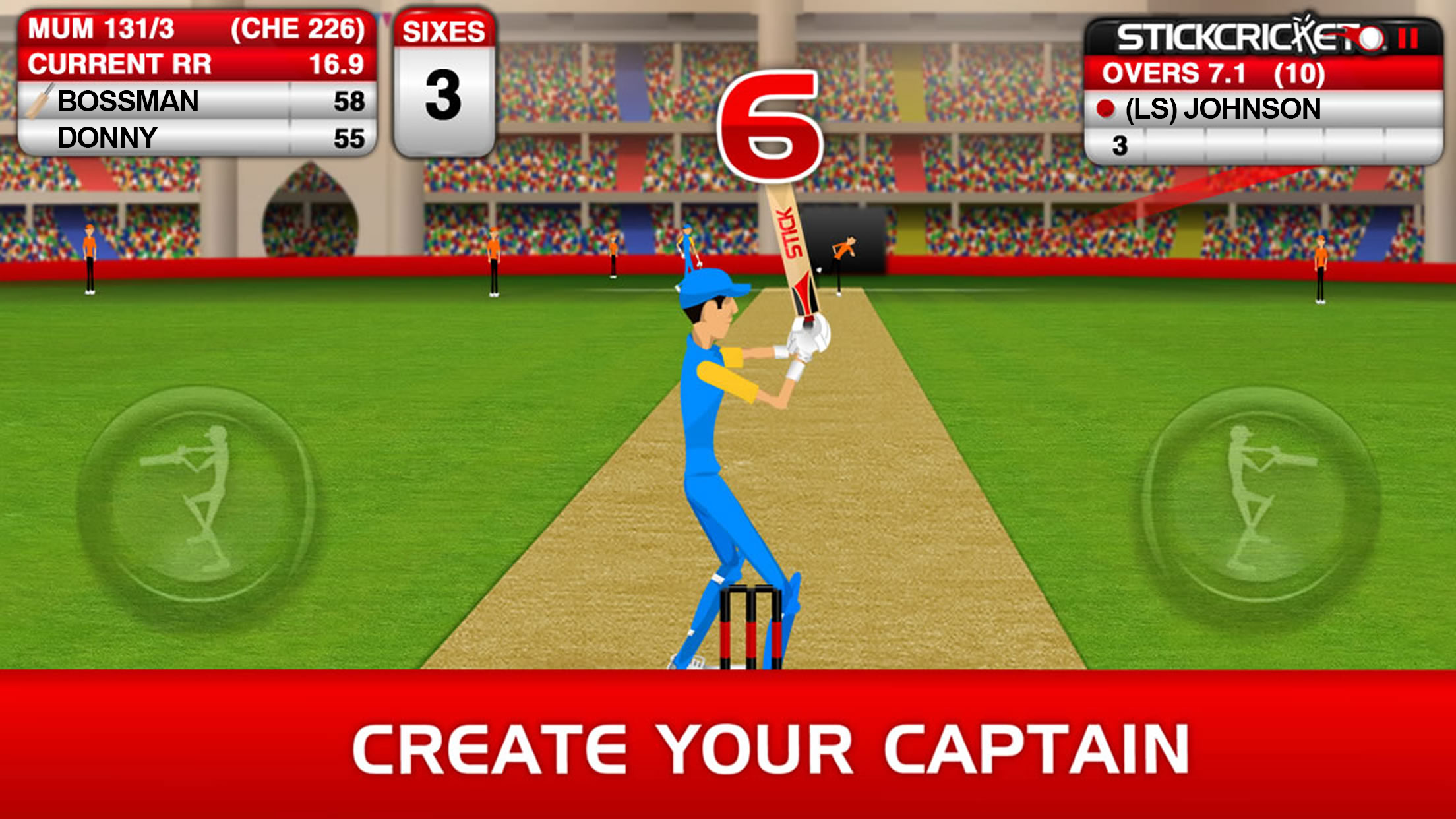 اسکرین شات 1 بازی Stick Cricket Premier League
