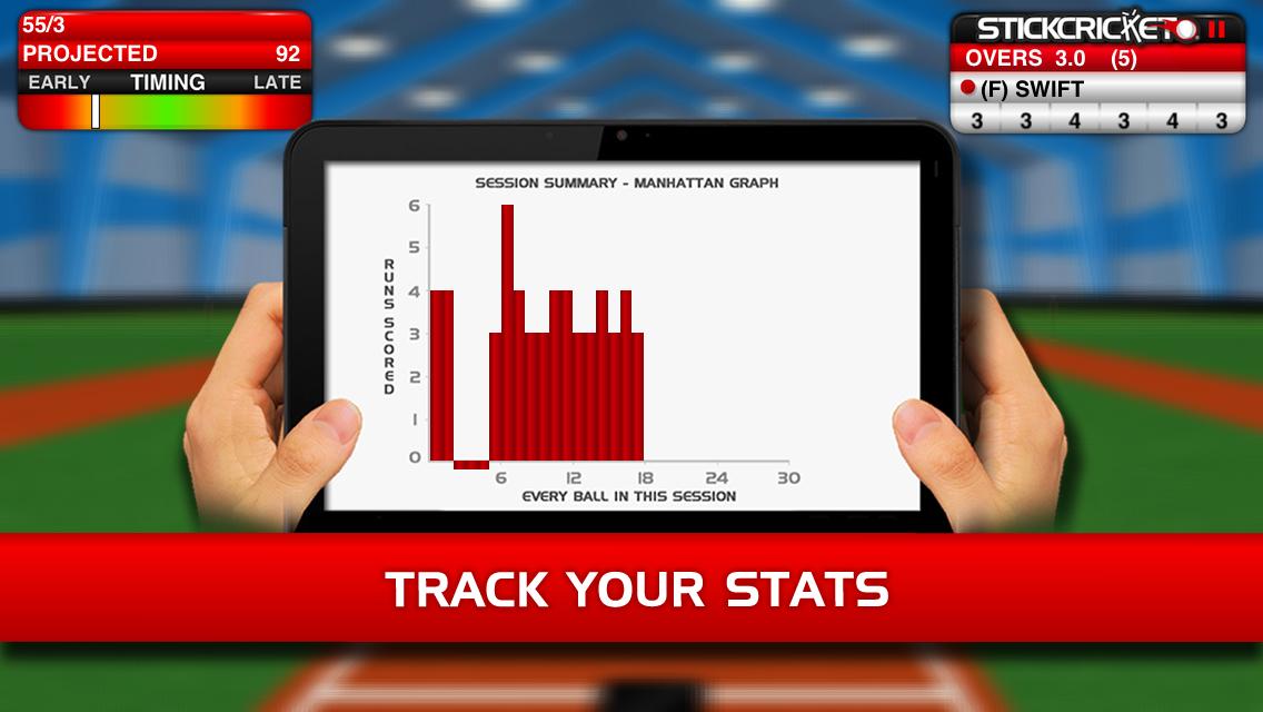 اسکرین شات 5 بازی Stick Cricket Classic
