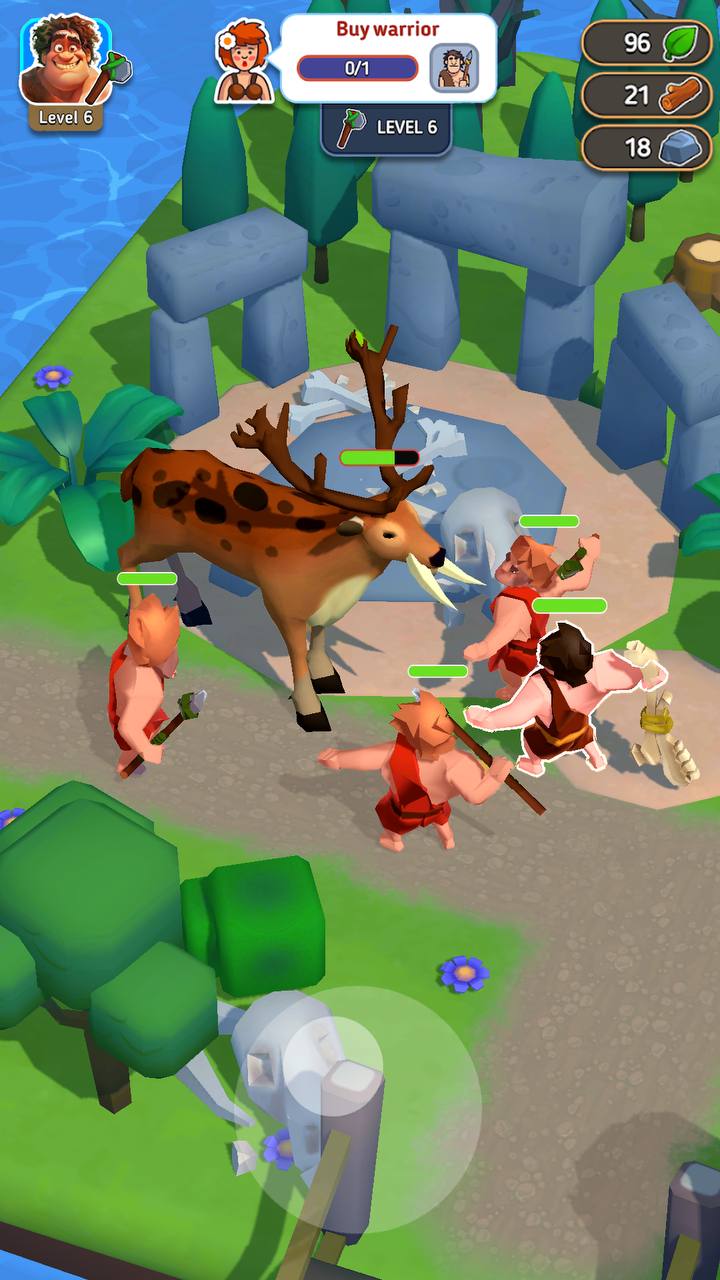 اسکرین شات 1 بازی Stone Age SurvivalーTribal Game