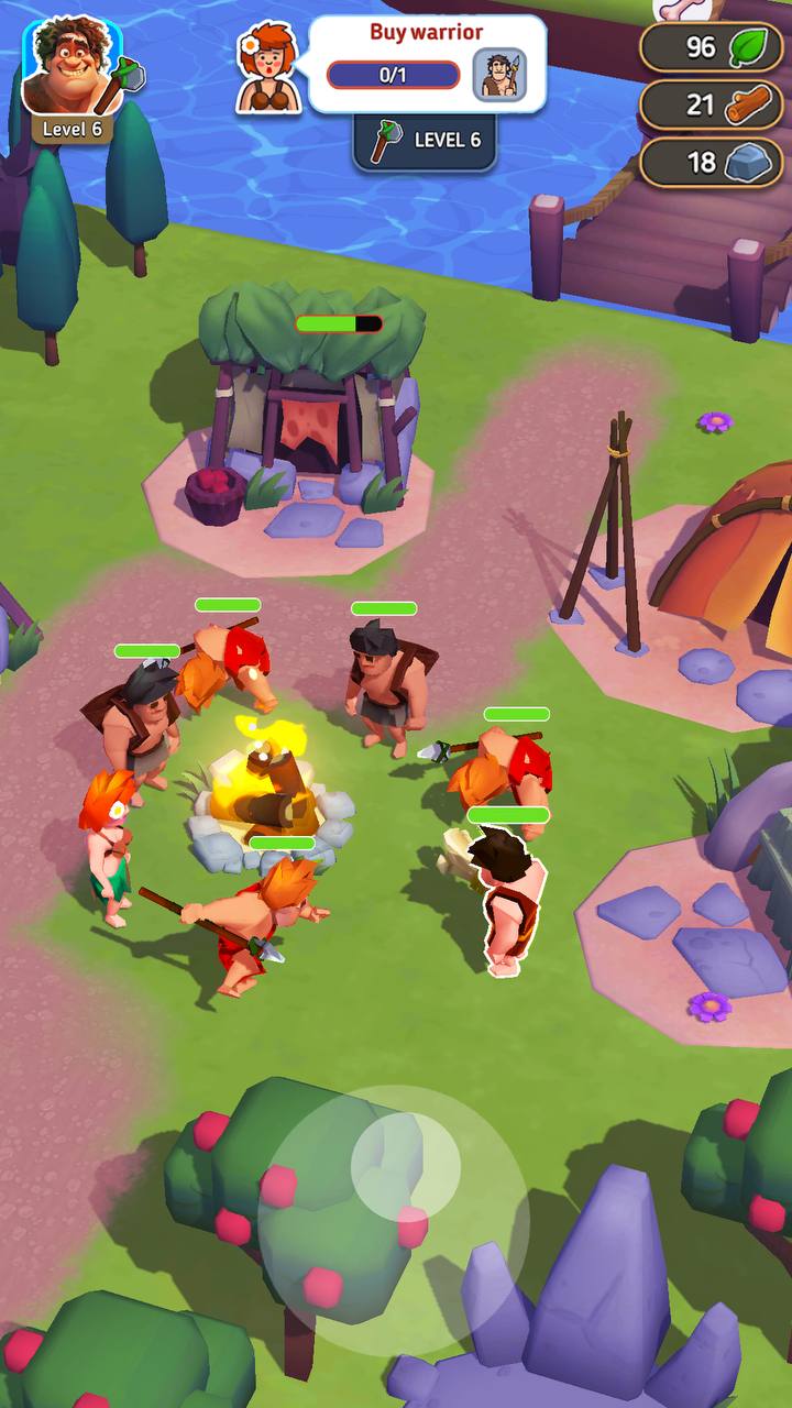 اسکرین شات 3 بازی Stone Age SurvivalーTribal Game