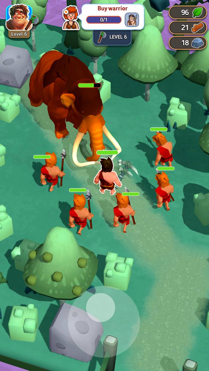 اسکرین شات 5 بازی Stone Age SurvivalーTribal Game