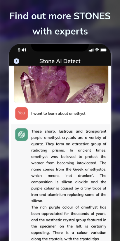 اسکرین شات 5 برنامه Rock: Identifier & Stone ID