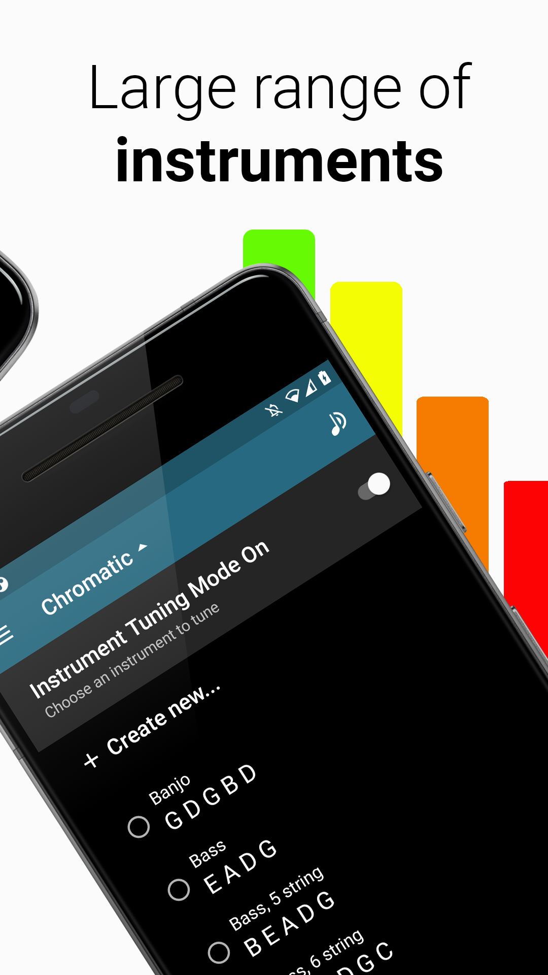 اسکرین شات 3 برنامه Tuner - Pitched!