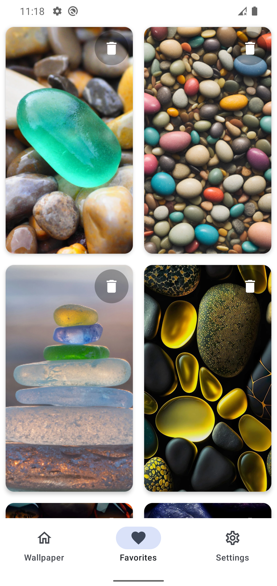 اسکرین شات 6 برنامه Stone Wallpapers 4K