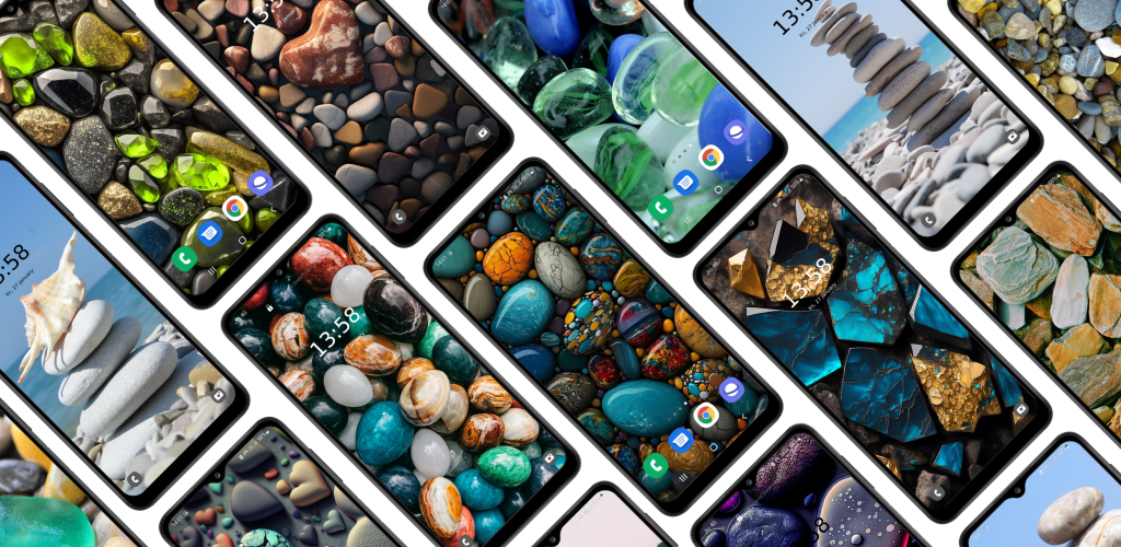 اسکرین شات 1 برنامه Stone Wallpapers 4K