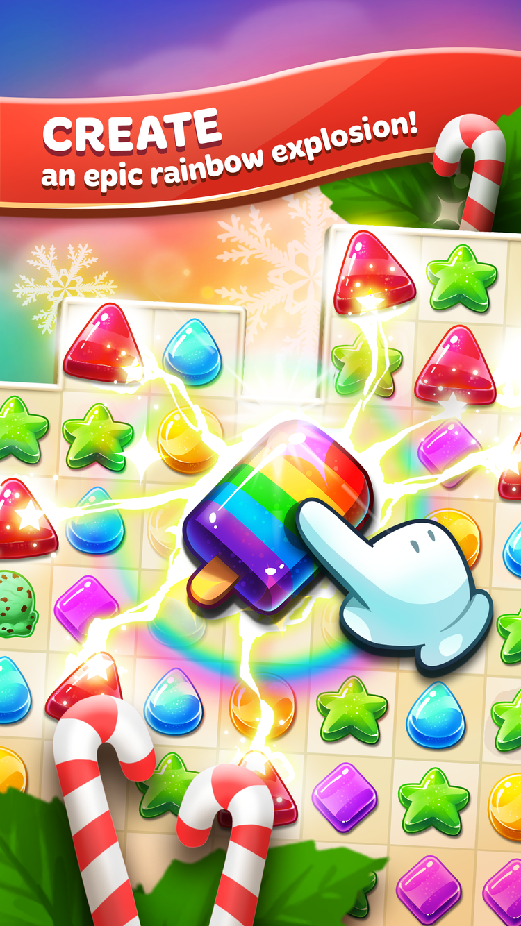 اسکرین شات 2 بازی Frozen Frenzy Mania – Match 3