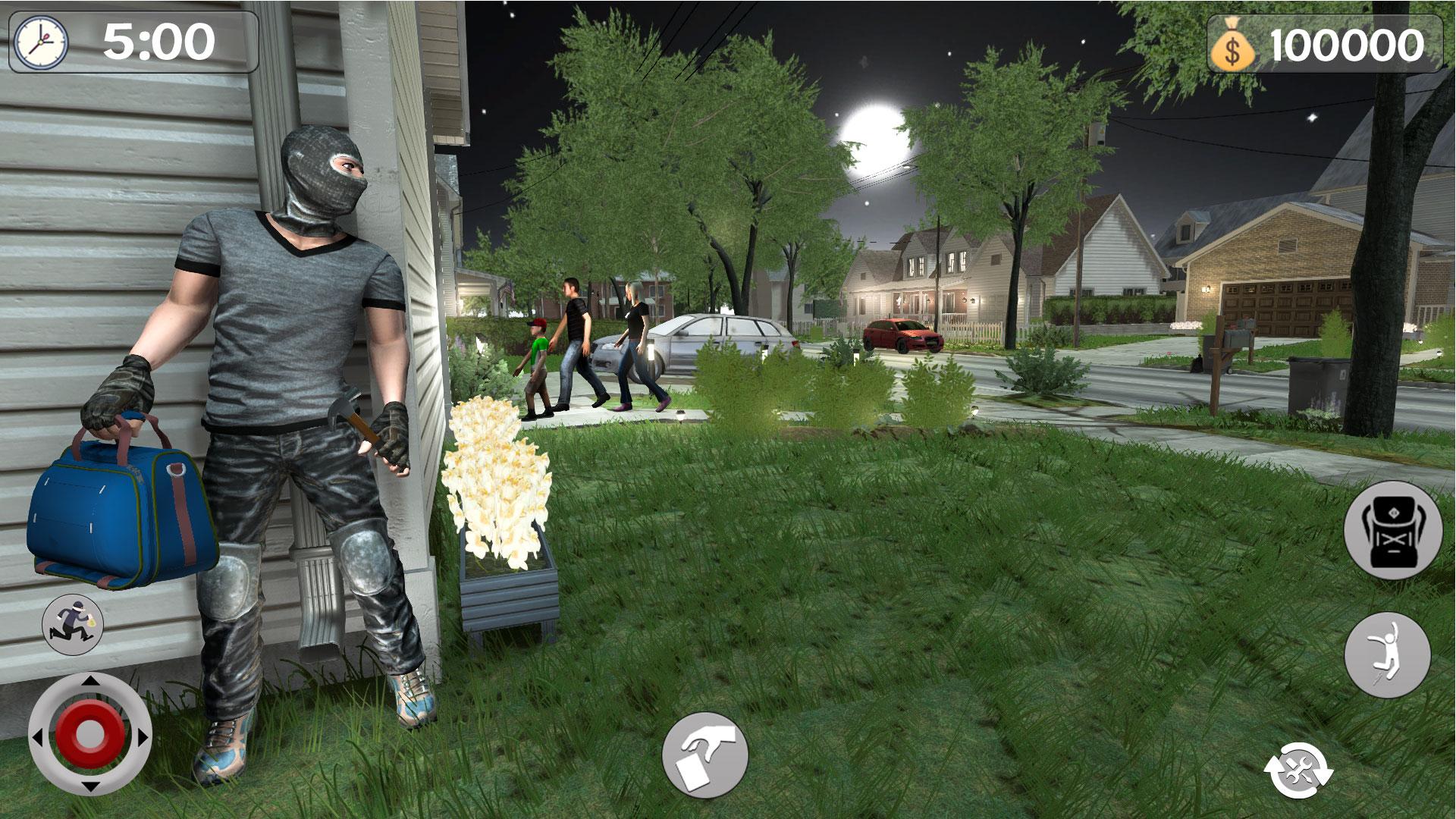 اسکرین شات 4 برنامه Crime City Thief Simulator 3D