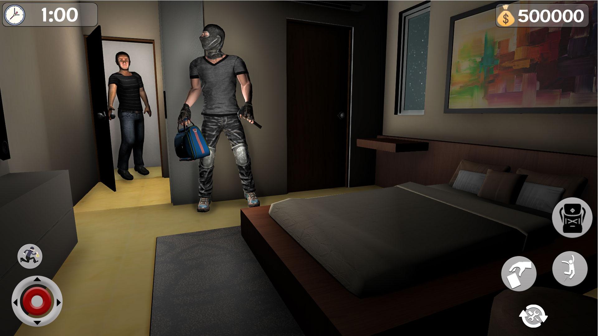 اسکرین شات 5 برنامه Crime City Thief Simulator 3D