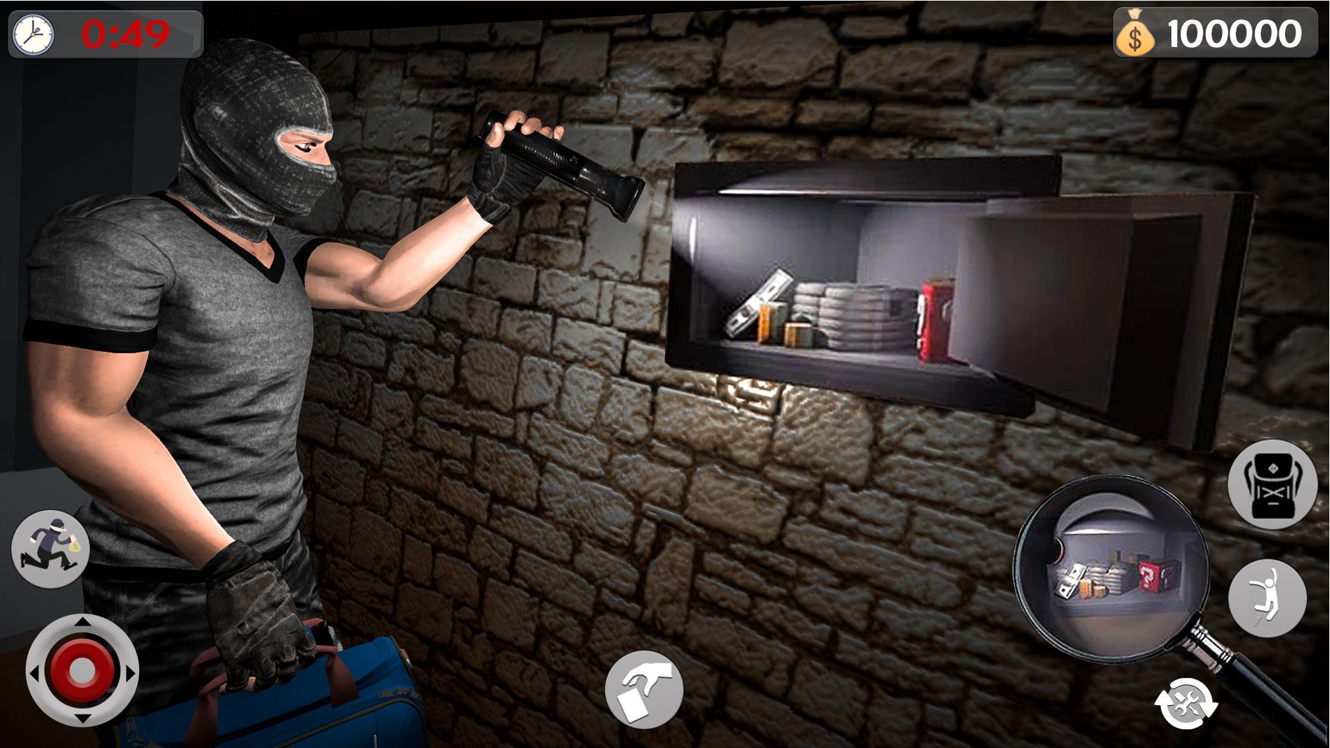 اسکرین شات 3 برنامه Crime City Thief Simulator 3D