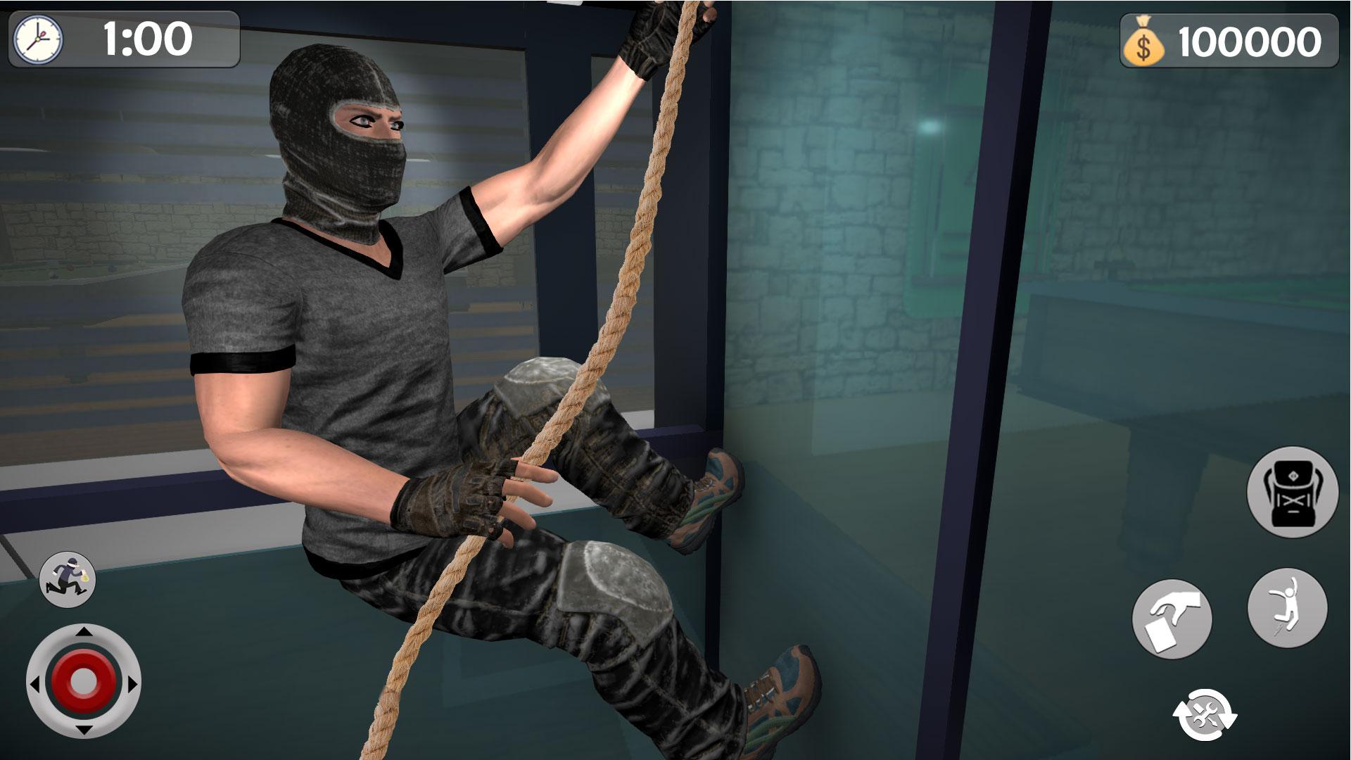 اسکرین شات 2 برنامه Crime City Thief Simulator 3D