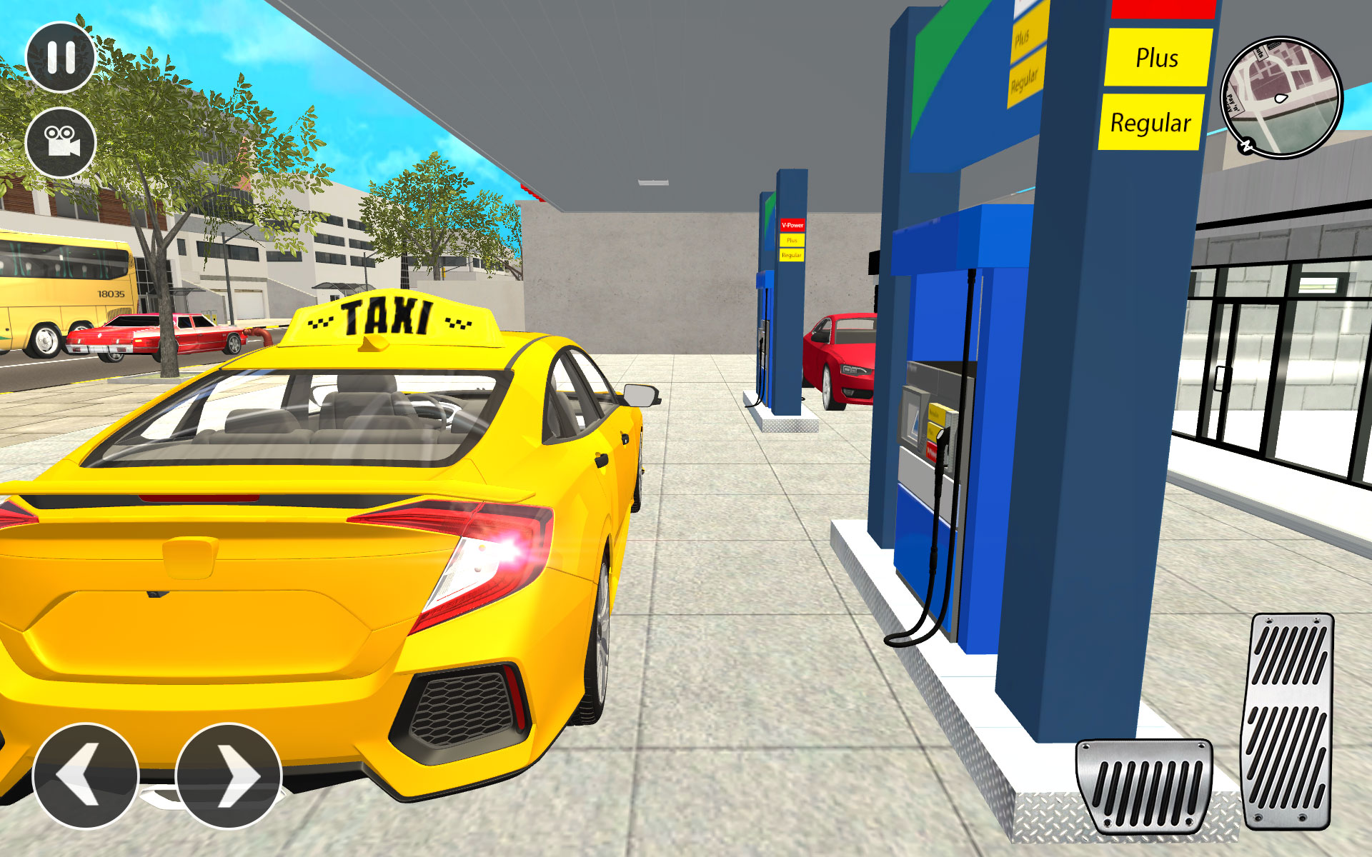 اسکرین شات 5 برنامه Open World Taxi Sim 2023