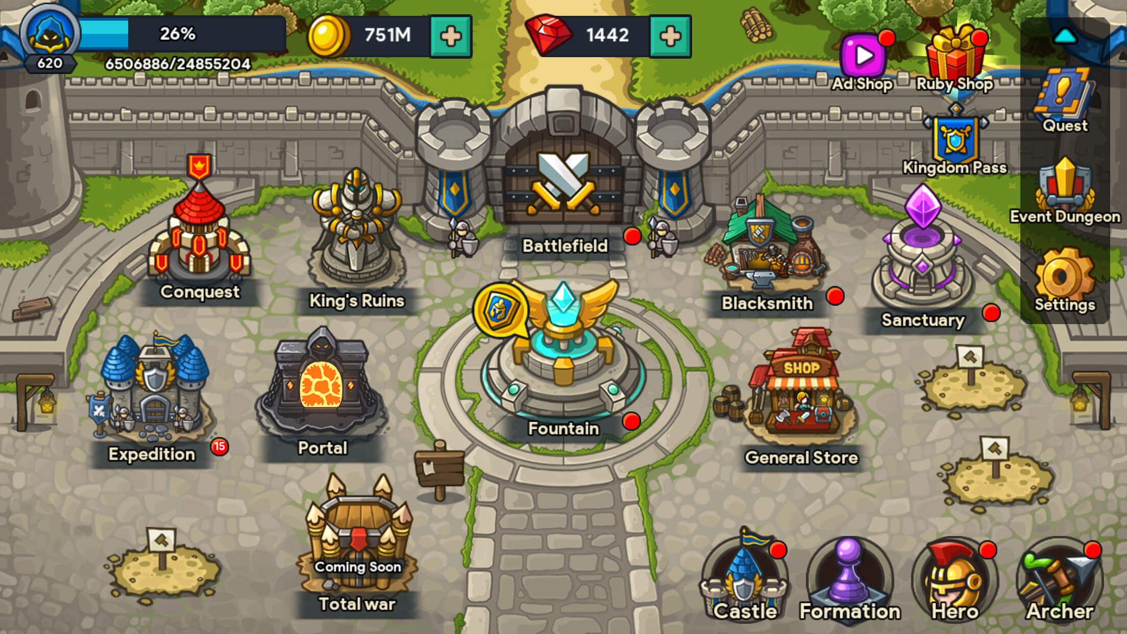 اسکرین شات 7 بازی Idle Kingdom Defense