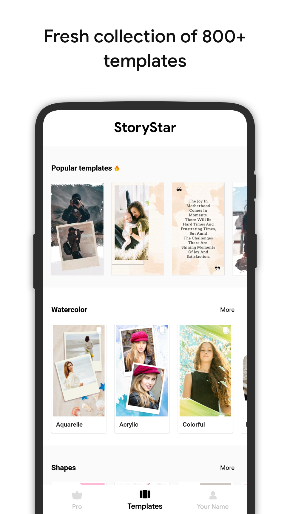 اسکرین شات 1 برنامه Story Maker for Social Media