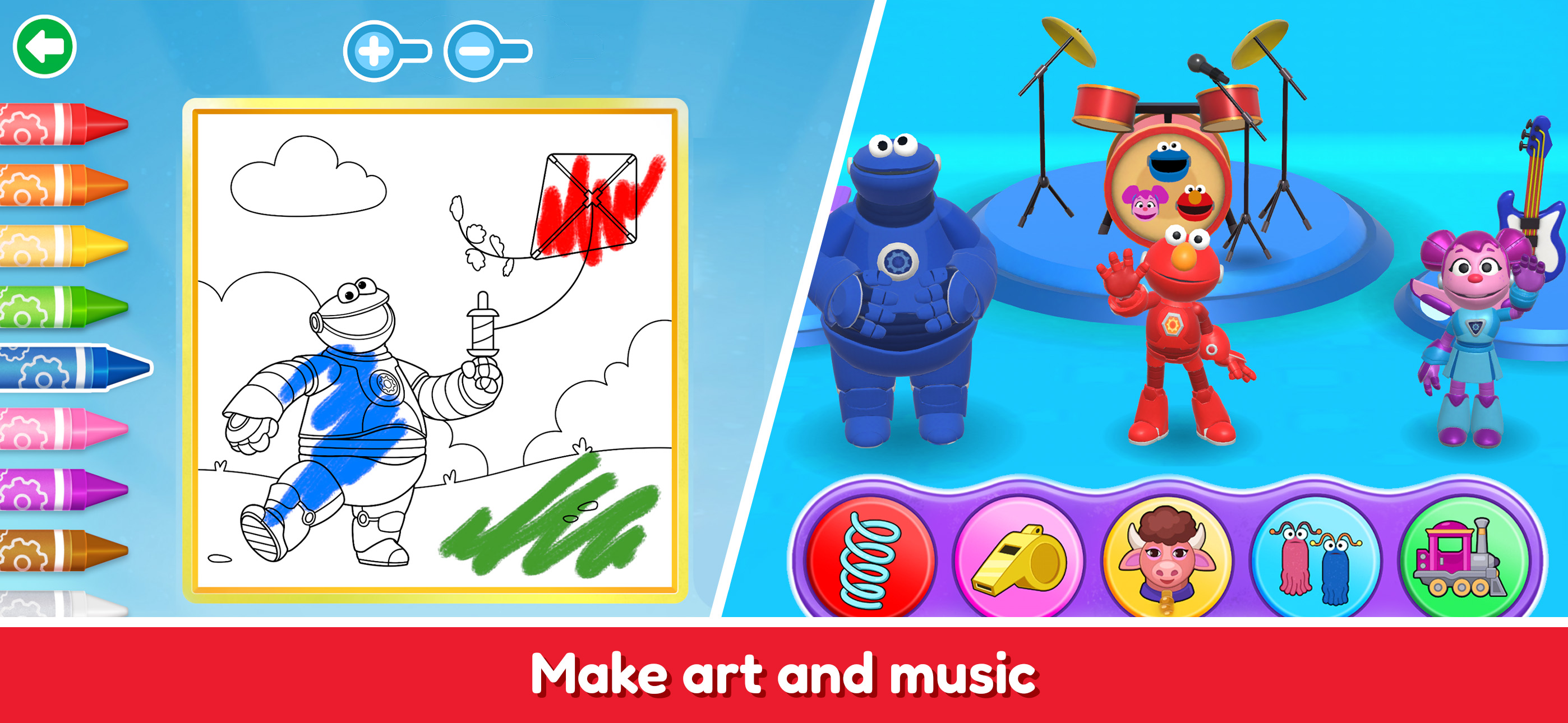 اسکرین شات 3 بازی Sesame Street Games Club