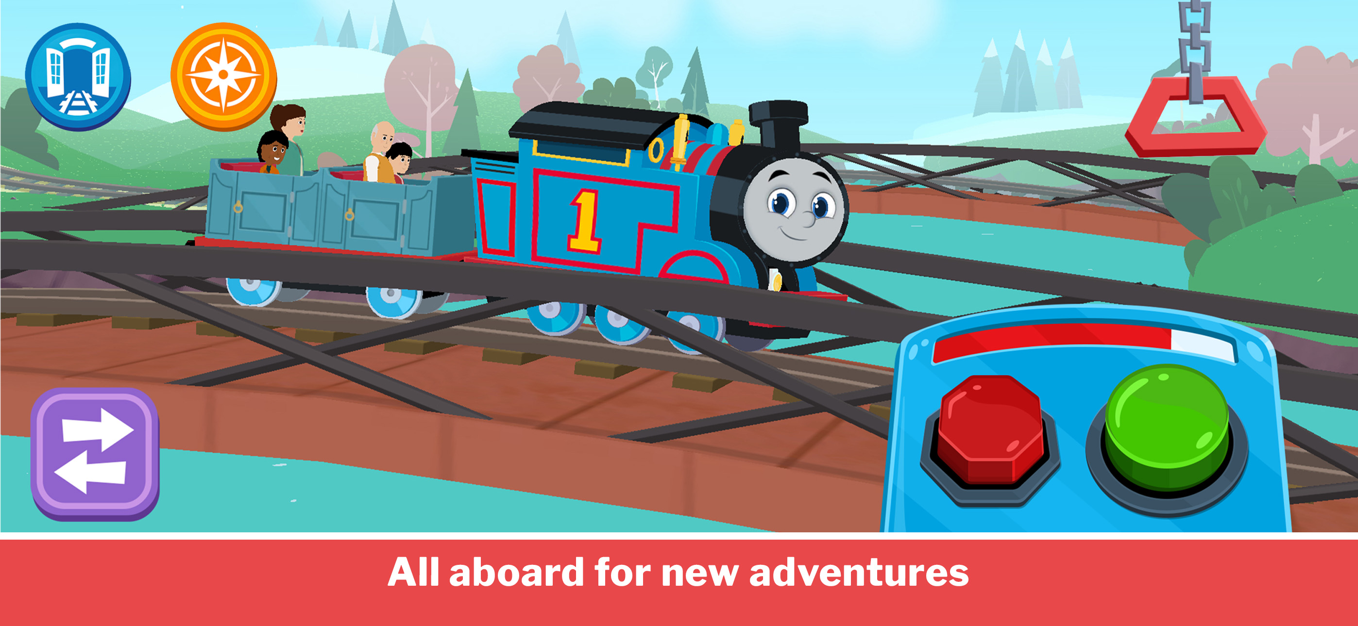 اسکرین شات 1 بازی Thomas & Friends™: Let's Roll