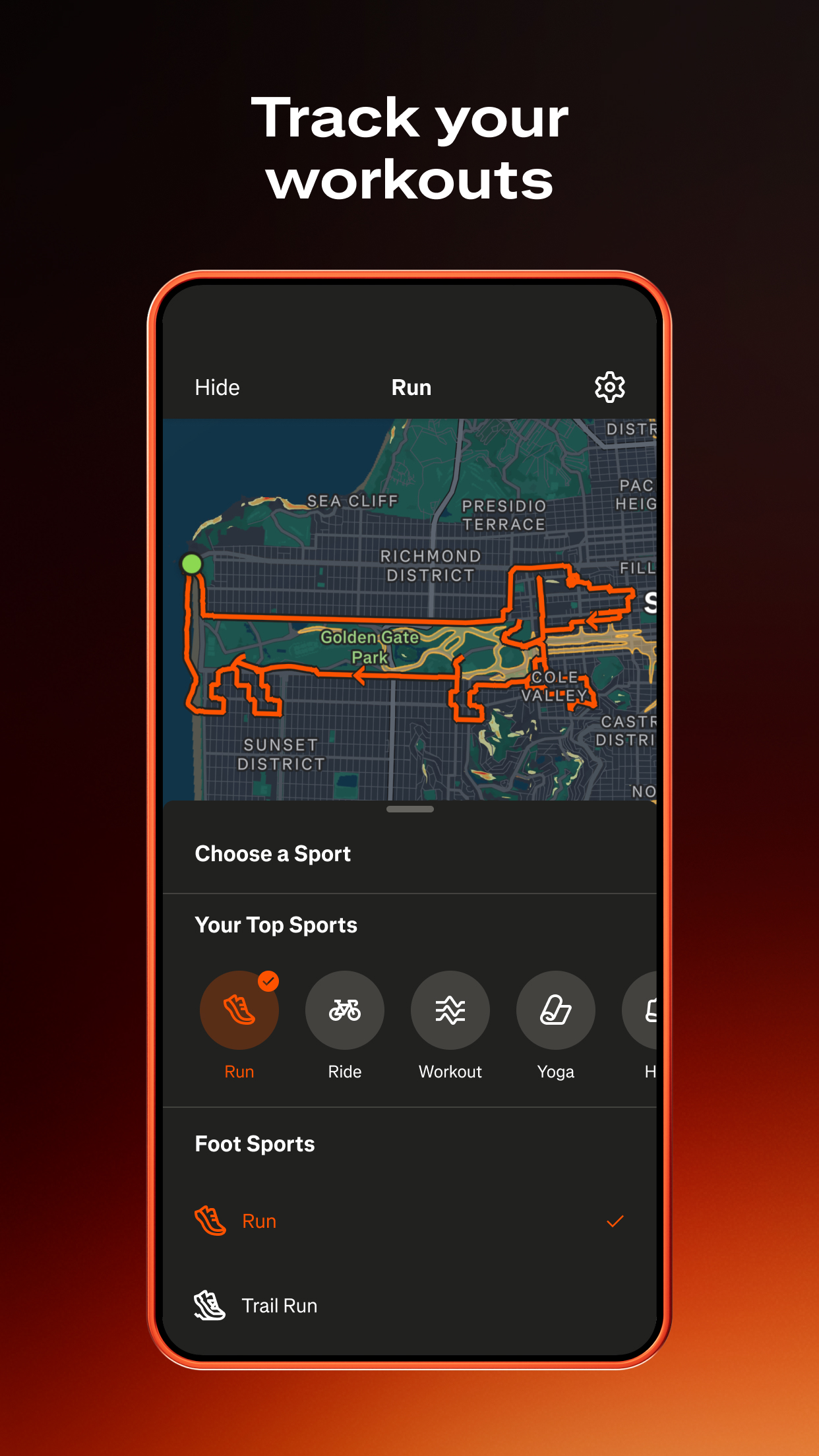 اسکرین شات 1 برنامه Strava: Run, Bike, Hike