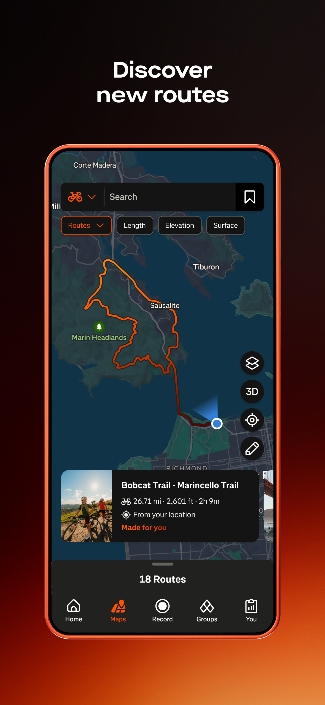 اسکرین شات 6 برنامه Strava: Run, Bike, Hike