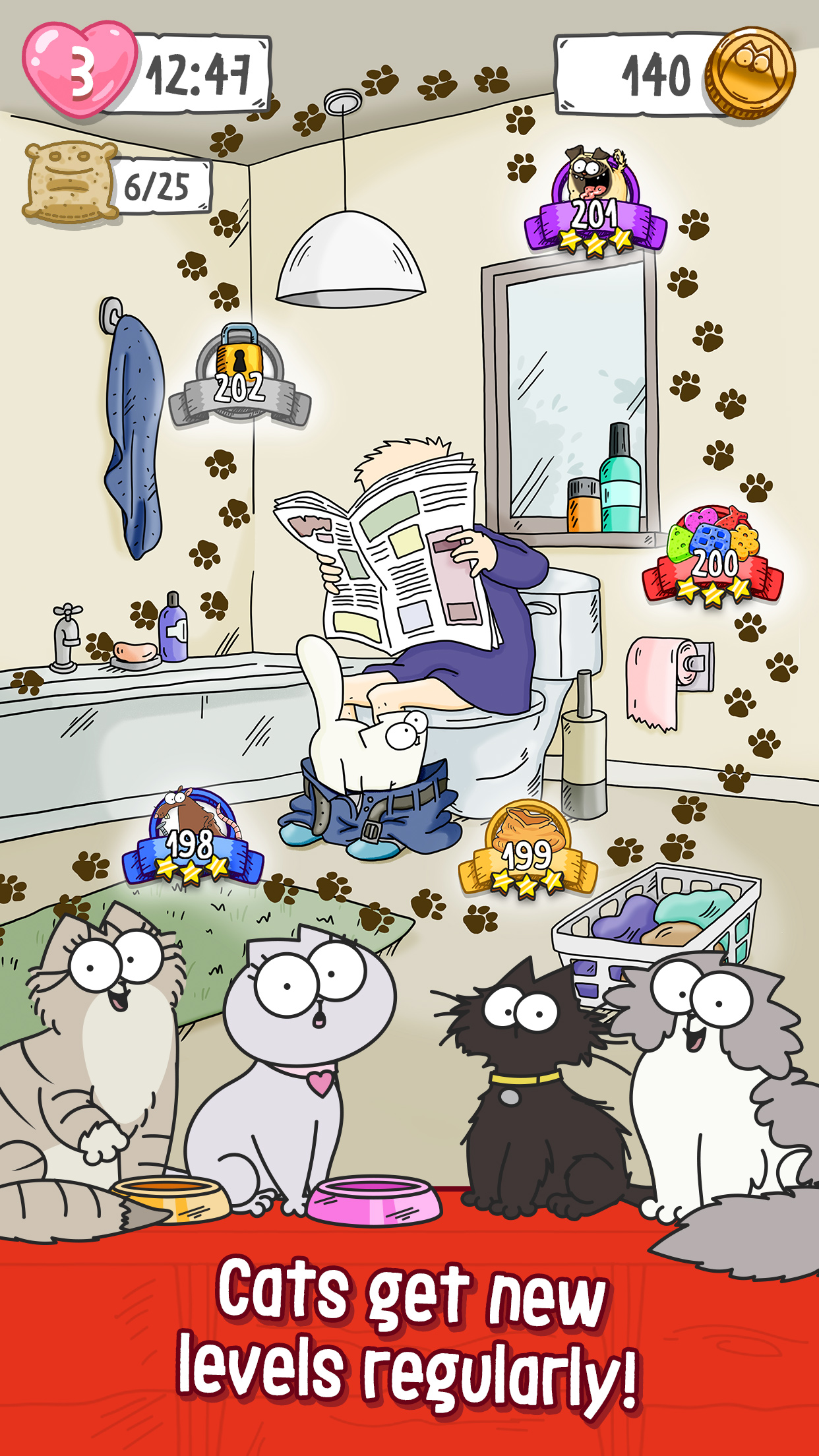 اسکرین شات 3 بازی Simon's Cat - Crunch Time